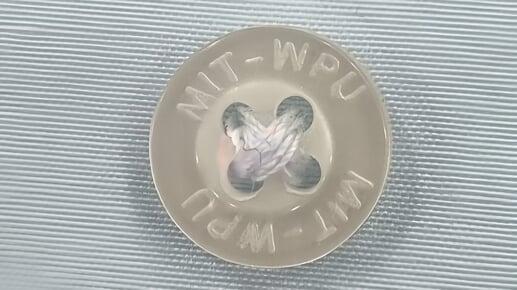 Custom MIT-WPU branded buttons