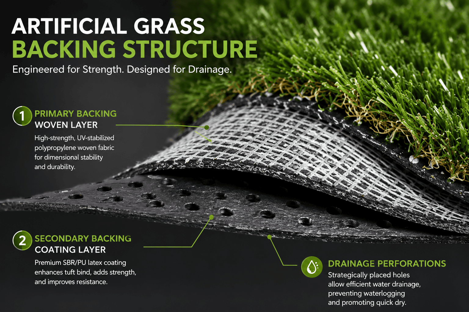 Artificial turf yarn extrusion process forming green fibers for durable sports turf and landscaping grass production systems