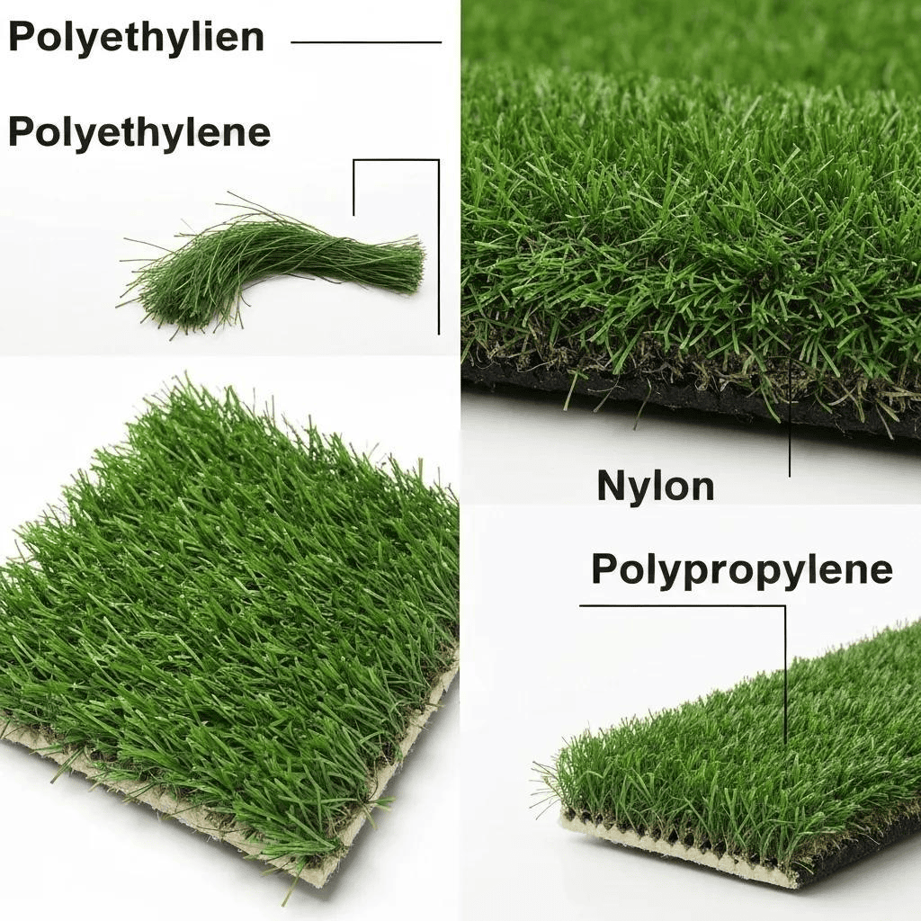 Artificial turf yarn extrusion process forming green fibers for durable sports turf and landscaping grass production systems