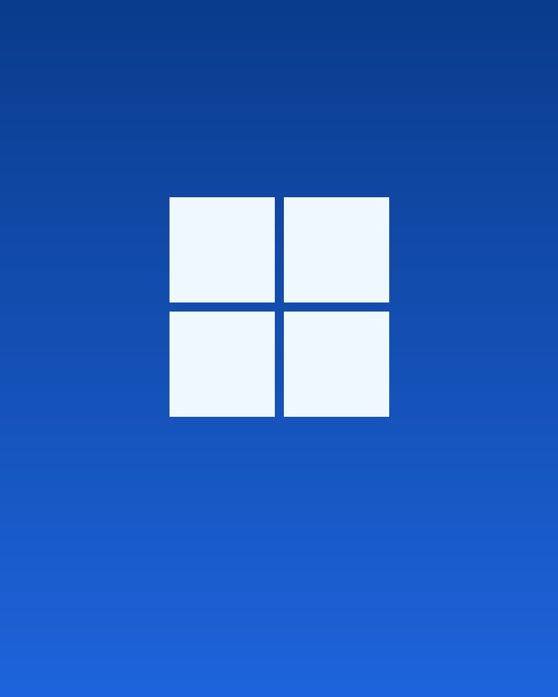 Windows operating system installation