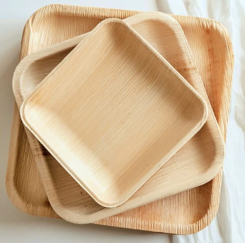 Areca Square Plates Areca Square Plates