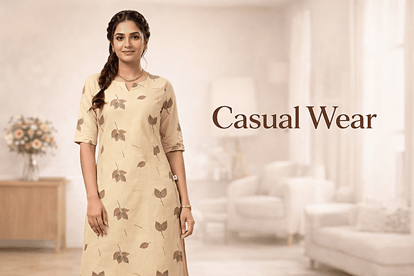 women casual wear dress cotton daily wear India