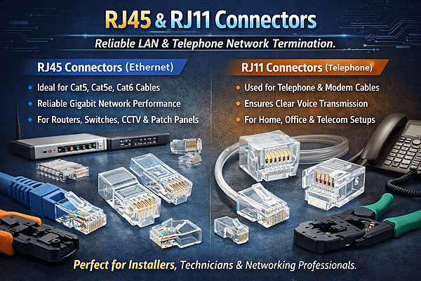 RJ45/RJ11 Connectors