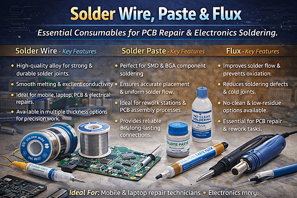 Solder Wire Paste & Flux