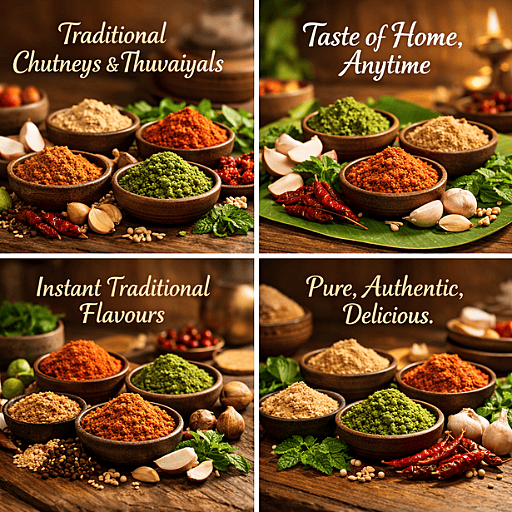 Chutneys & Thuvaiyals