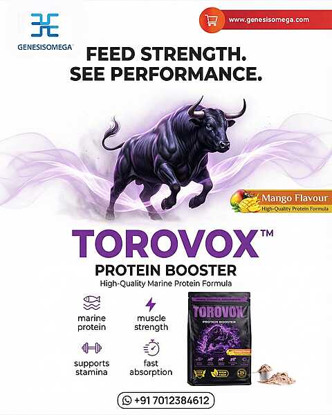 Premium marine protein supplement for bulls in India