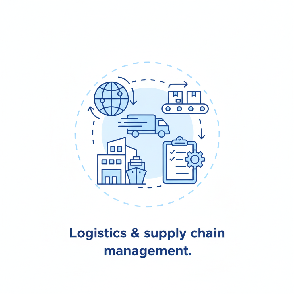 Logistics & supply chain management.