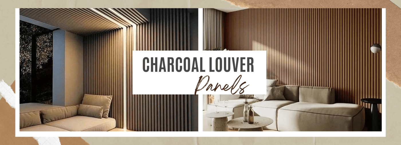 Charcoal Louvers Panels