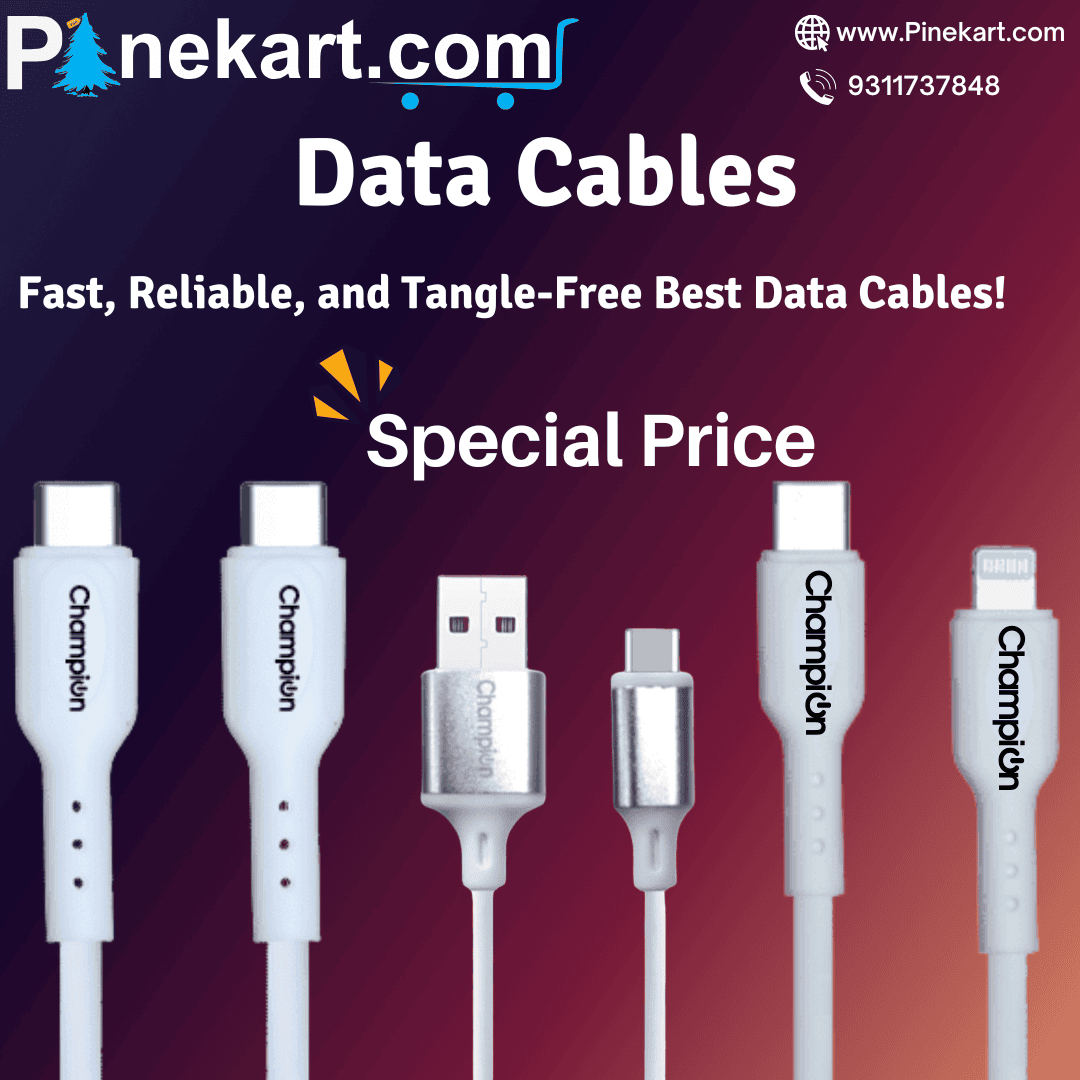 "Data cable used for fast charging and data transfer, ensuring seamless connectivity between devices." "Data cable used for fast charging and data transfer, ensuring seamless connectivity between devices."