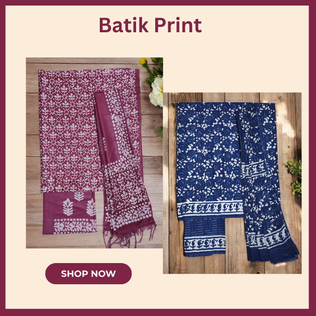 Batik Print Dress Material Batik Print Dress Material