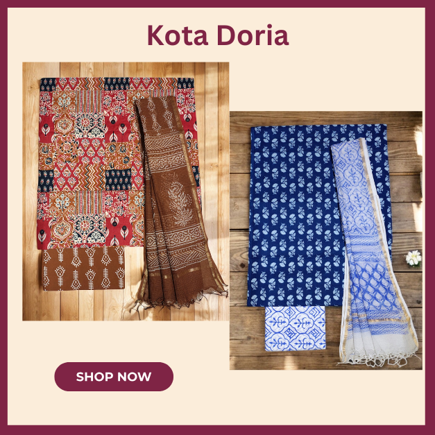 Kota Doria Dress Material