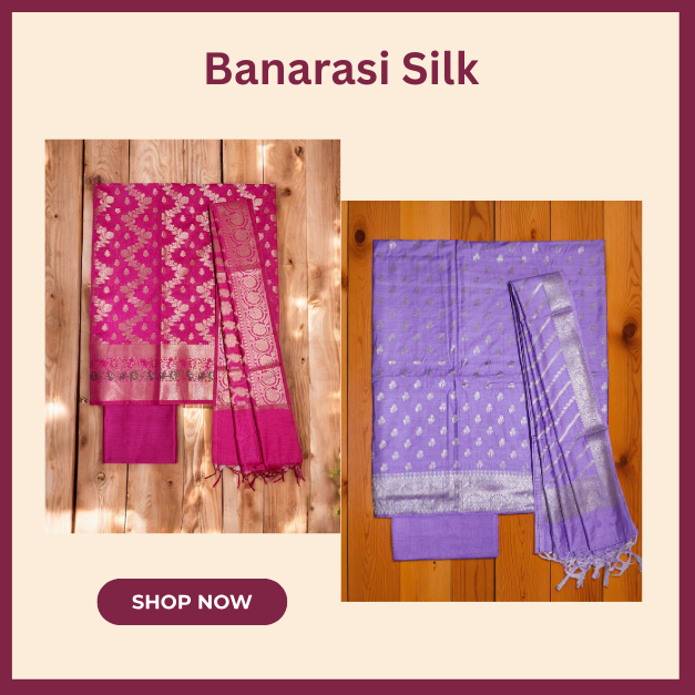 Banarasi Silk Dress Material
