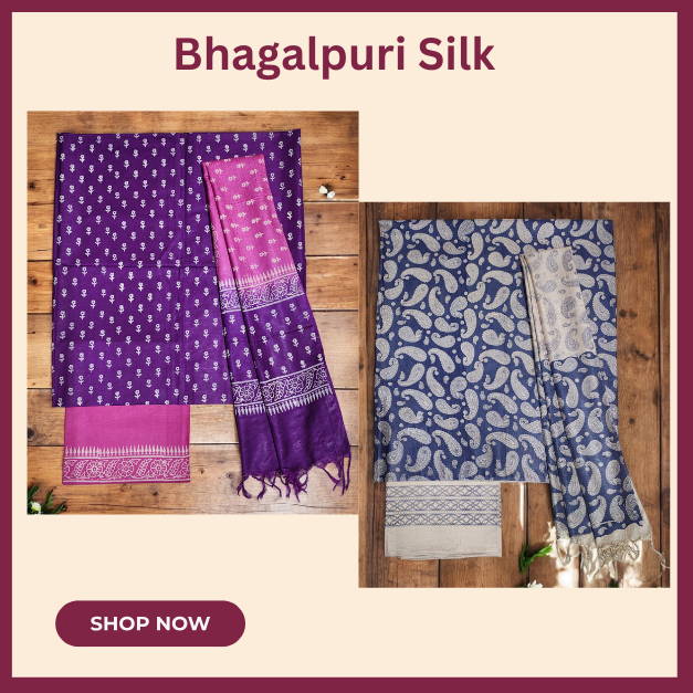 Bhagalpuri Silk Suit Set Bhagalpuri Silk Suit Set