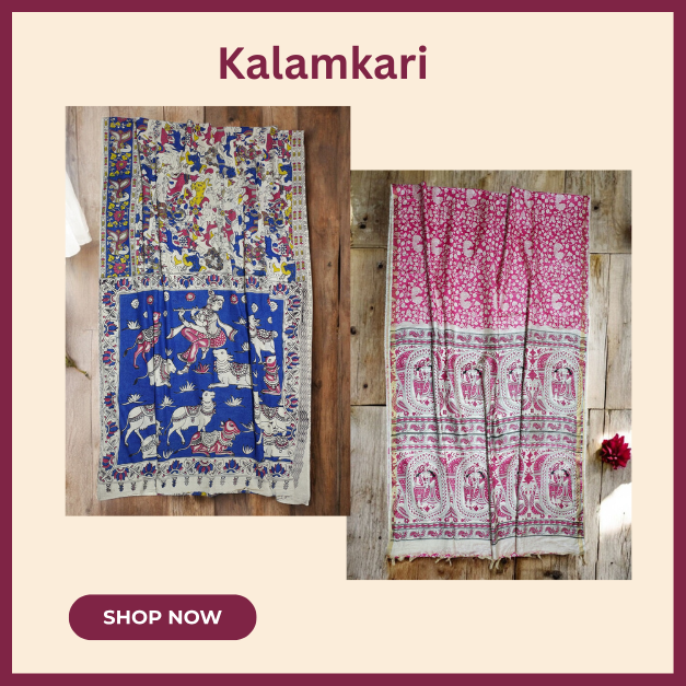 Kalamkari Saree Kalamkari Saree