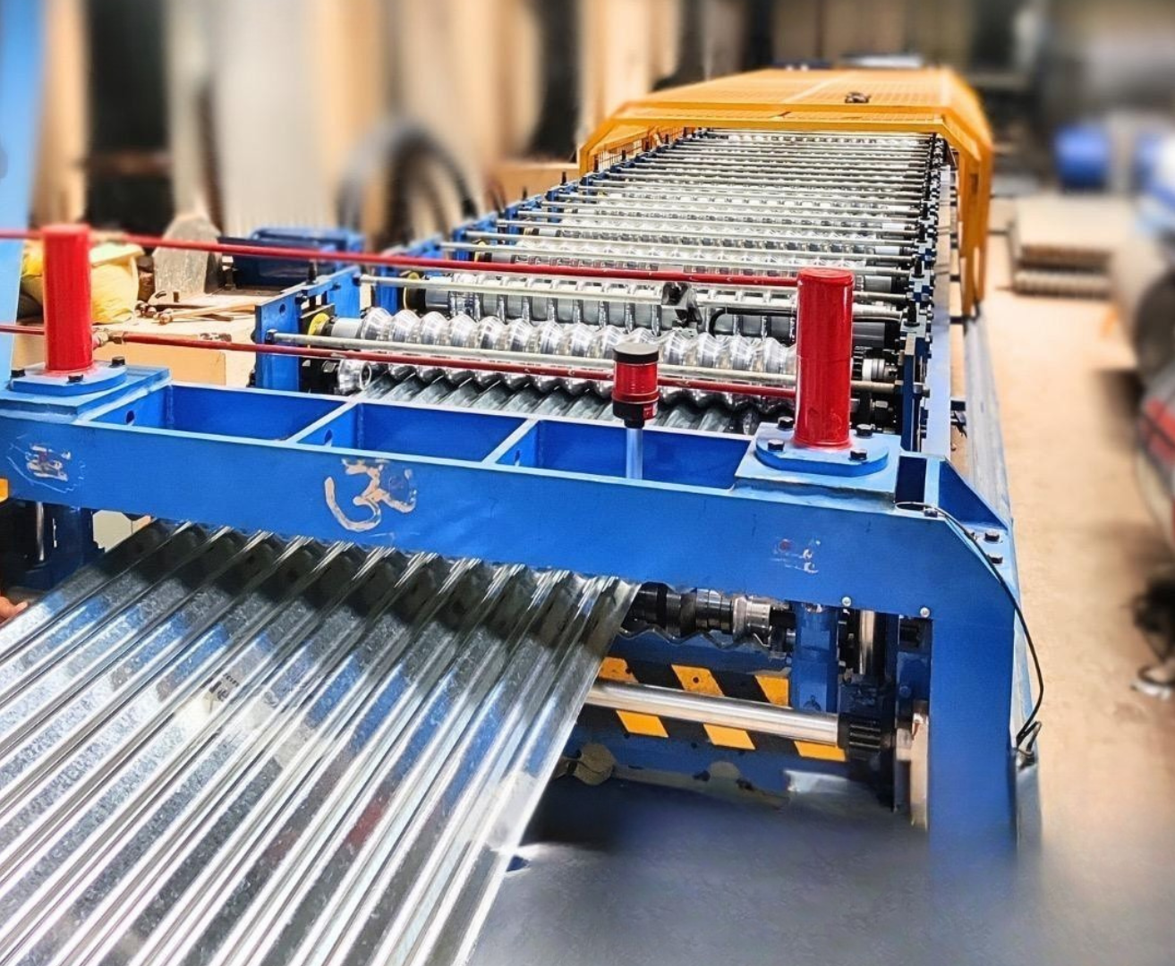 Rust-resistant galvanized corrugated steel sheet for roofing and siding Rust-resistant galvanized corrugated steel sheet for roofing and siding