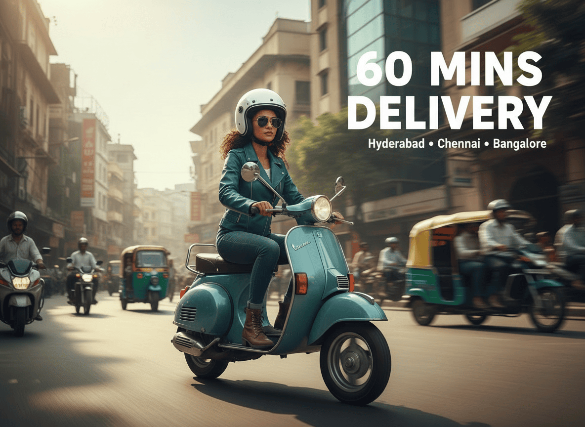 60 MINS DELIVERY 60 MINS DELIVERY