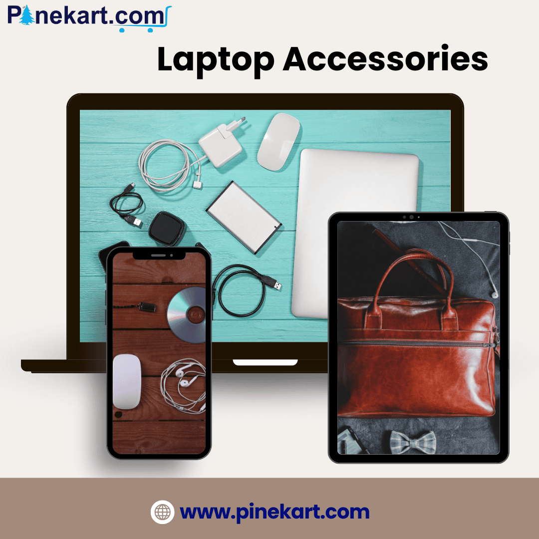 Illustration of laptop accessories and spare parts. Illustration of laptop accessories and spare parts.