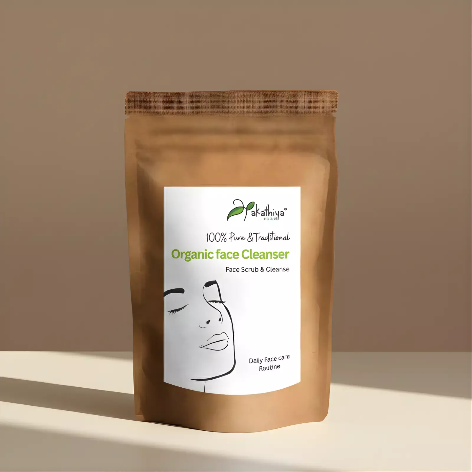 Natural powder cleanser that removes impurities without drying the skin