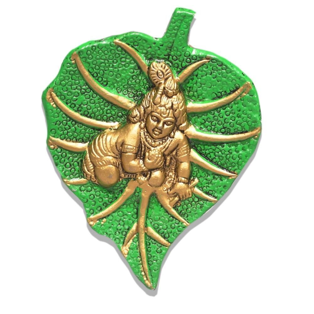 Leaf Krishna Wall Hanging