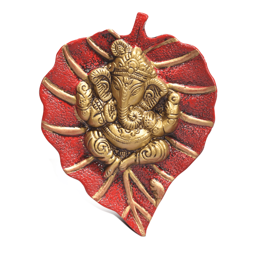 Leaf Ganesh Wall Hanging