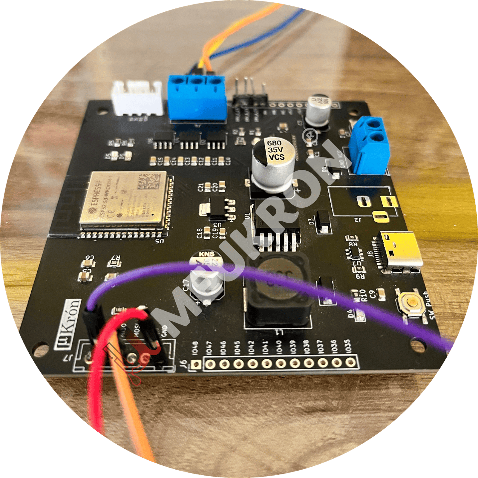 Custom ESP32 PCB Designed using KiCAD