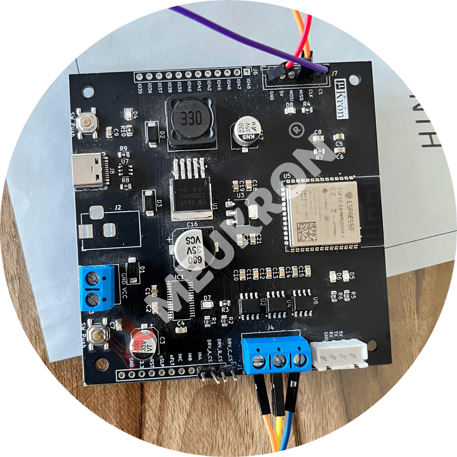 Custom ESP32 PCB Designed using KiCAD