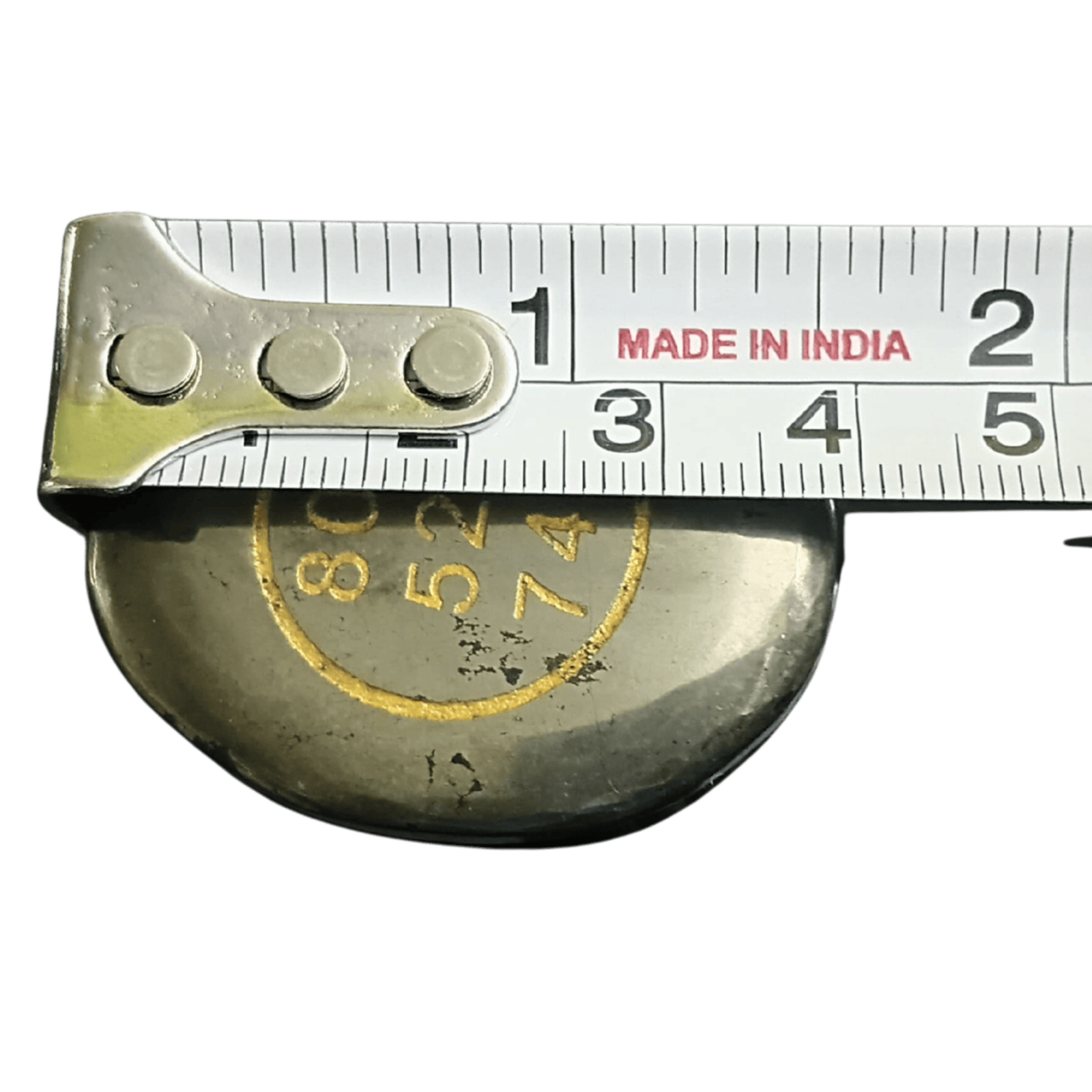 Pyrite Zibu Coin Height