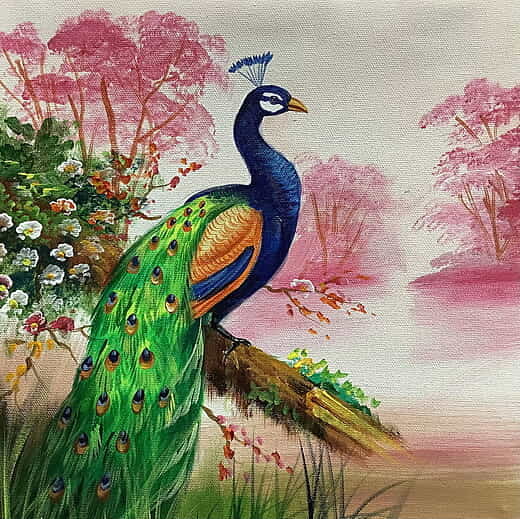 Peacock Paintings