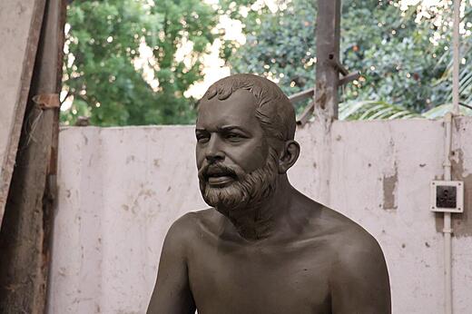 Ramkrishna Paramhansa Dev Fiber Statue YS Art Kolkata