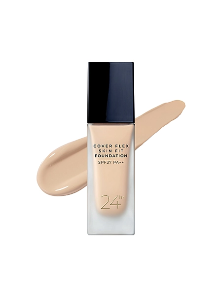 B.O.M - COVER FLEX SKIN FIT FOUNDATION SPF37 PA++ 21 ROSY BEIGE