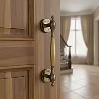 (4508) Palam Door Pull Handle Zinc 1005 (Black Gold) 8"