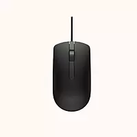 Used DELL MS 116-BK Wired Optical Mouse  (USB, Black)