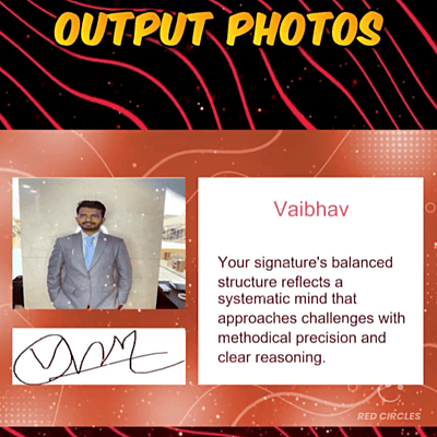 Signature Analyzer Photo Booth