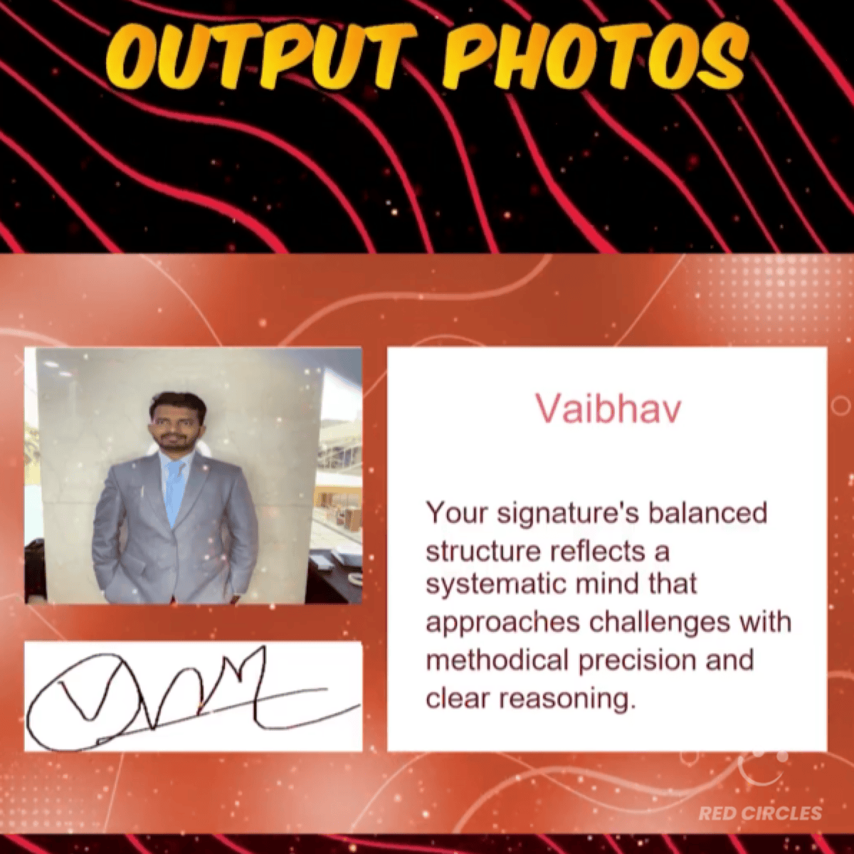 Signature Analyzer Photo Booth