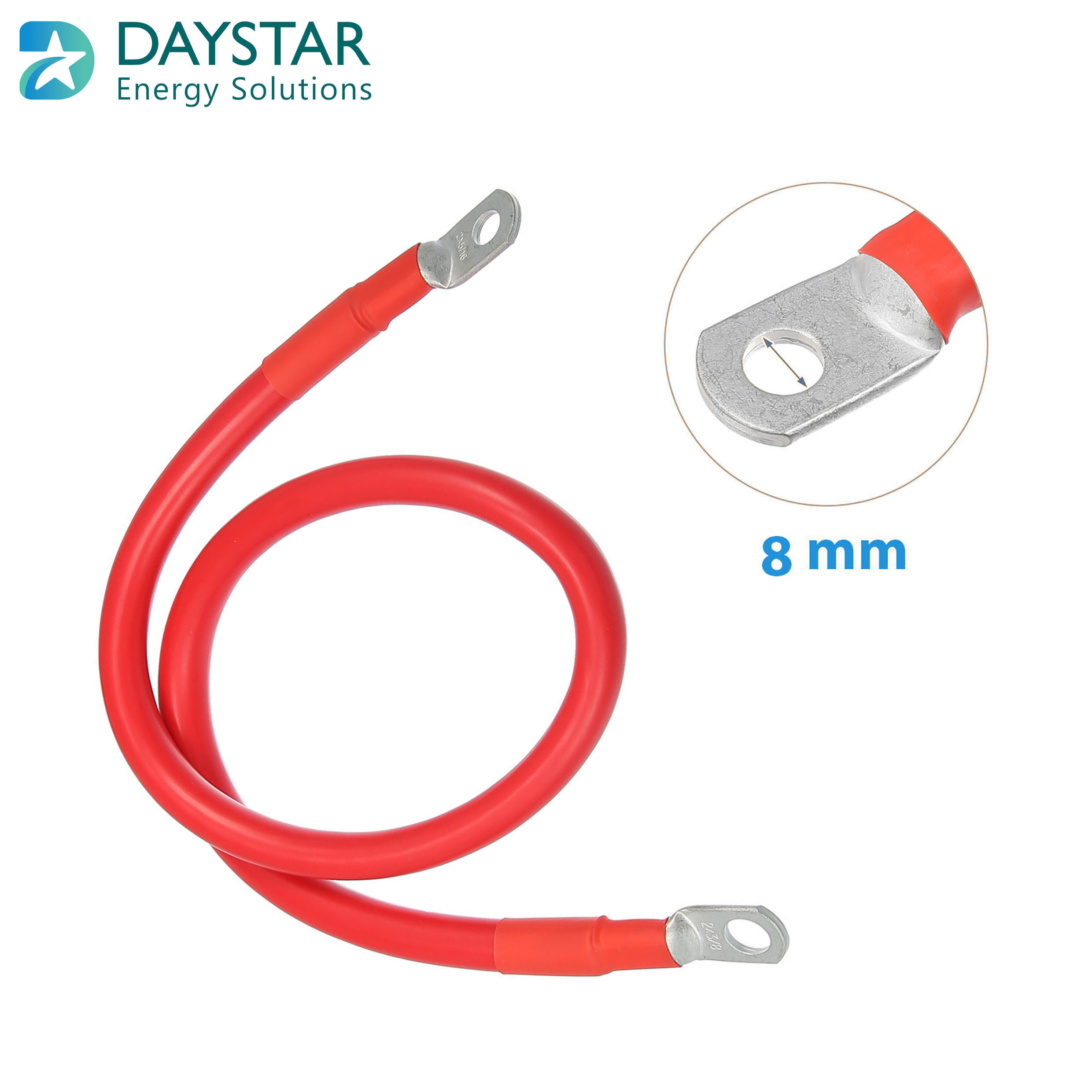 16 sq.mm Red and Black UV Battery DC Cables
