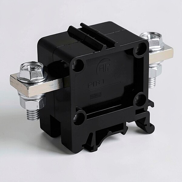 100 Amp Bush bar Type Polymide Terminal Block Black | FTS-50LPC