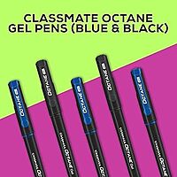 Classmate Octane Gel Pen Pack of 10 (Black)