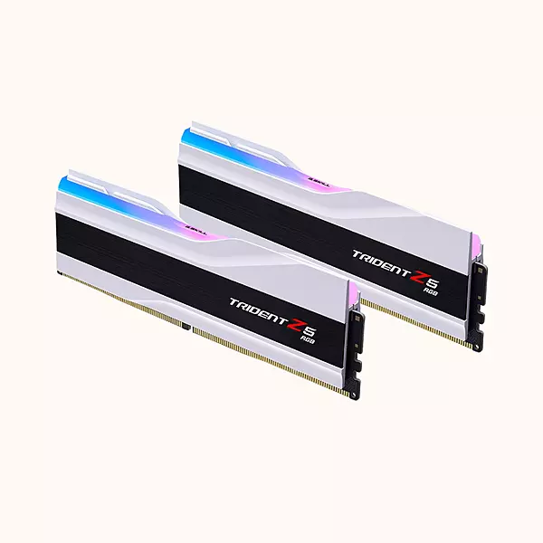 â€ŽG.SKILL 64 GB(32X2) TRIDENT Z5 NEO RGB 6000 MHz CL30 DDR5 WHITE-TZ5NR