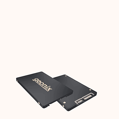 ​Geonix 128GB SATA 2.5" Internal SSD, 6Gb/s, 570/500 MB/s, Quad Channel Controller, Golden Edition​