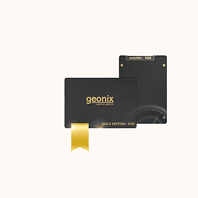 ​Geonix 128GB SATA 2.5" Internal SSD, 6Gb/s, 570/500 MB/s, Quad Channel Controller, Golden Edition​