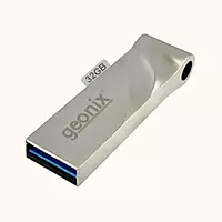 ​Geonix 32GB USB 3.2 Pen Drive, Lightweight Keyring Design, 5-Year Warranty, Grey​ -‎GXPDU32GB
