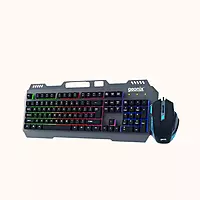 Geonix Cruiser CX1 Gaming Keyboard and Mouse Combo, Black-GXCPK-06