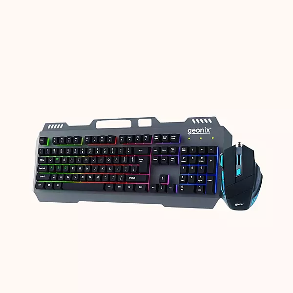 ​Geonix Cruiser CX1 Gaming Keyboard and Mouse Combo, Black-‎GXCPK-06