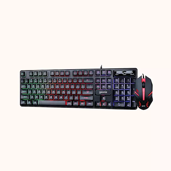 ​Geonix Cruiser CX2 Gaming Keyboard and Mouse Combo,Superior Membrane, Black, ‎GXGBK-07