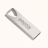 Geonix 8GB USB 2.0 Pendrive, Silver, Keyring Design-GXPD8GB