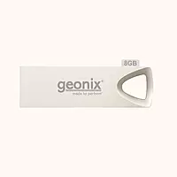 Geonix 8GB USB 2.0 Pendrive, Silver, Keyring Design-GXPD8GB