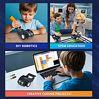 ACEBOTT QE028 SharkBot Smart Car Kit Compatible with Arduino , Python & ACECode ACEBOTT QE028 SharkBot Smart Car Kit Compatible with Arduino , Python & ACECode