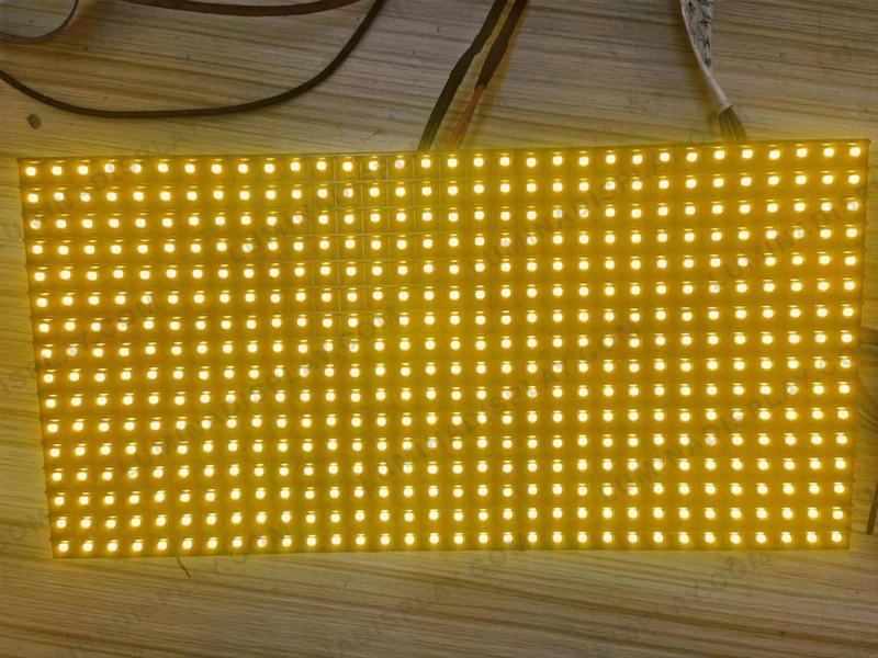 MEIYAD P10 outdoor single-colour yellow SMD LED module 320 x 160 mm – Lumina Display Systems