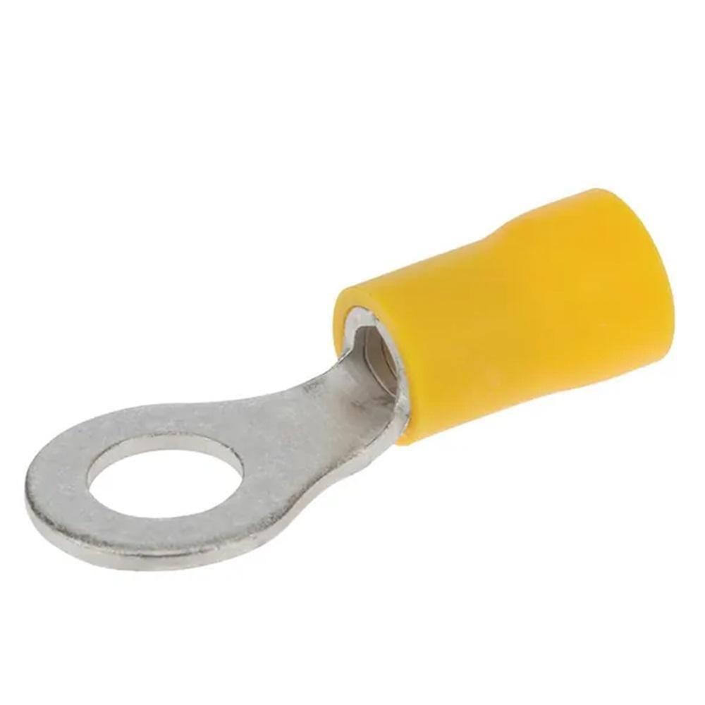 4.6 sq.mm-Crimping Type Insulated Copper Ring Type Terminal Ends | HRI-7090 (Pack Of 10)