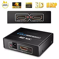 HDMI Splitter Audio Video Distributor Box Support 3D & 4K x 2K Compatible for HDTV, STB, DVD, PS3, Projector HDMI Splitter Audio Video Distributor Box Support 3D & 4K x 2K Compatible for HDTV, STB, DVD, PS3, Projector